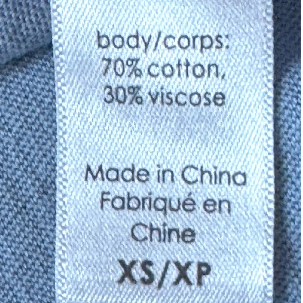Eberjey Light Blue Cotton Viscose Drawstring Waist Jogger Pants XS